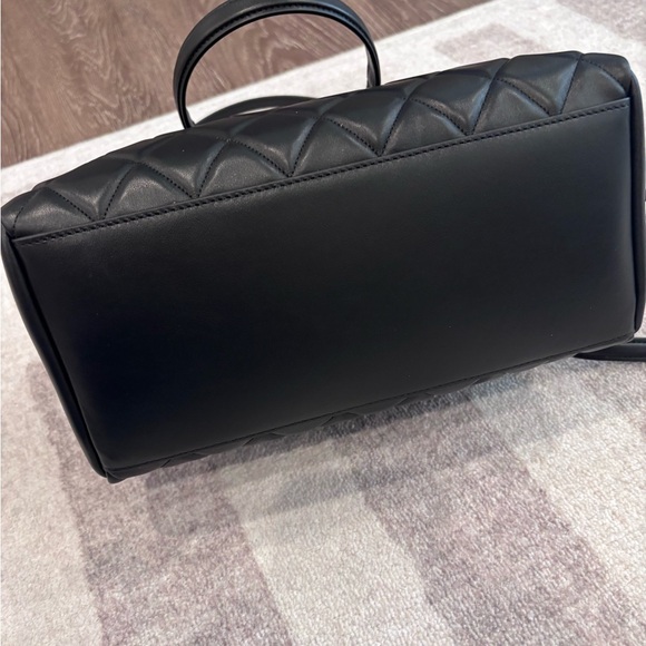 Kate Spade Black Quilted Leather Handbag - Picture 5 of 7